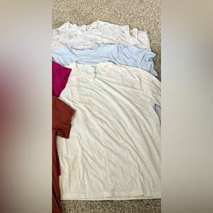 (3) lululemon All Your Tees